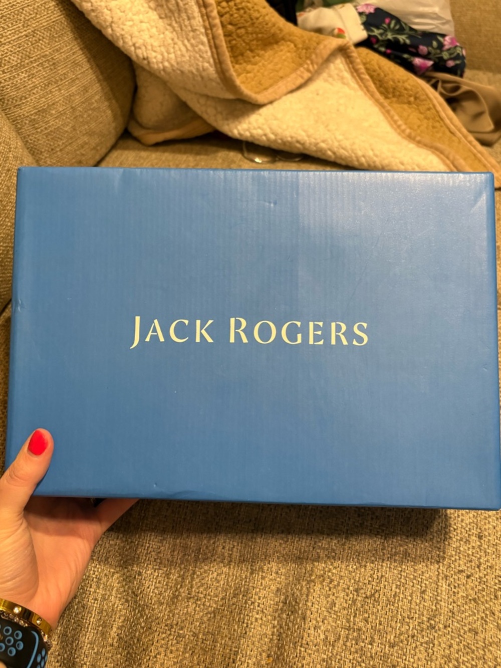 Jack Rogers Cork Slingback Sandals in Tan - Picture 7 of 9